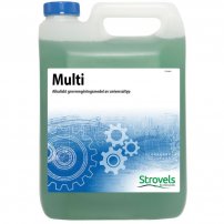 Multi är ett alkaliskt grovrengöringsmedel med extremt bra smuts- och oljelösande egenskaper