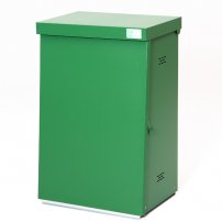 Säckhållare utomhus grön 160 liter