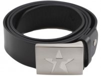 Läderbälte TEXSTAR AB03 svart One size