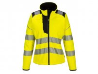 Varselsoftshell dam PW381 Hi-vis kl 2 XL