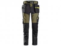 Softshellbyxa SNICKERS 6940 grå/grön 150