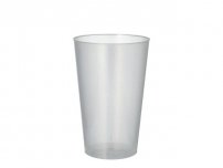 Plastglas Återanvändbart 40cl 50/fp