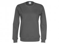Sweatshirt Crew Neck hr GOTS grå 2XL