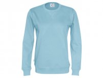 Sweatshirt Crew Neck GOTS skye blue XS