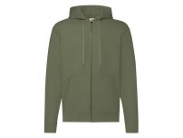 Zip Hoodie FRUIT olivgrön 2XL