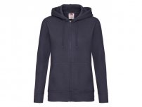 Zip Hoodie FRUIT dam marin XL