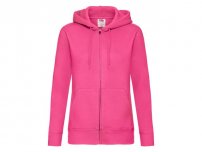 Zip Hoodie FRUIT dam rosa XS