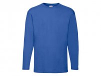 T-shirt Långärmad FRUIT kungsblå 2XL