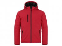 Softshelljacka CLIQUE röd 4XL