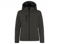 Softshelljacka CLIQUE dam mörkgrå 2XL