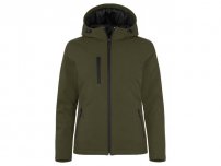Softshelljacka CLIQUE dam dimgrön M