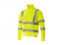 Sweatshirt Med Blixtlås Hi-Vis Gul 4XL