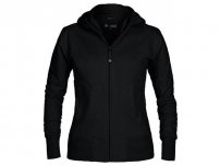 Hoodie zip TEXSTAR WC03 dam svart XL
