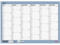Väggkalender Väggblad A4 25/26