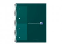 Kollegieblock Oxford Int.A4+ rut. grön