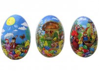 Påskägg tomt olika motiv FSC 23cm