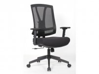 Konstorsstol LYRECO Orion mesh svart