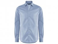 Skjorta BERKELEY Plainton reg ljblå 4XL