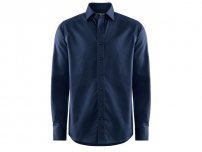 Skjorta BERKELEY Plainton tail marin S