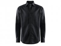 Skjorta BERKELEY Plainton tail svart S