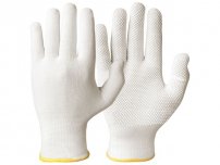Bomullshandske m. mikronoppor Strl7 PAR