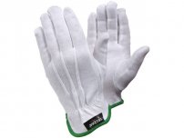 Frackhandske utan noppor Vit Stl11 1PAR