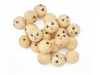 Träkulor ansikten 22 mm 20/FP