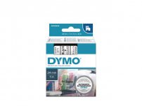 Tape DYMO D1 24mm svart på klar