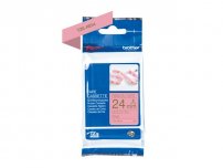 Tape BROTHER Tze-RE54 24mm Guld på Rosa