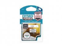 Tape DYMO Durable D1 12mm Svart på Vit