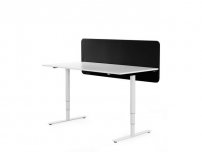 Bordsskärm m.beslag 83x65 Dox 50-svart