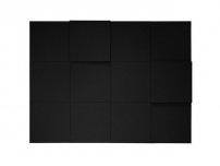 Väggabsorbent 50x50x5 Salsa 50-svart