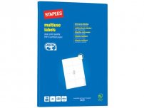 Staples Labels105x70 mm 100 sheets