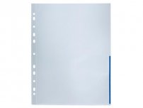 Plastficka sig BANTEX A4 0,12 blå 100/FP