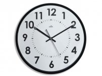 Väggur CEP Silent Ø30cm svart