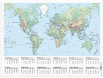 Väggblad med Världskarta - 5087
