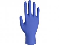 Nitrilhandske lång Classic L blå 100/FP