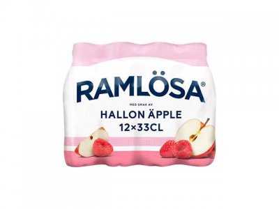 Dricka RAMLÖSA Hallon Äpple 12x33cl pet