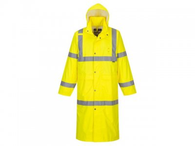 Varselregnrock Hi-Vis 122cm gul kl3 XL