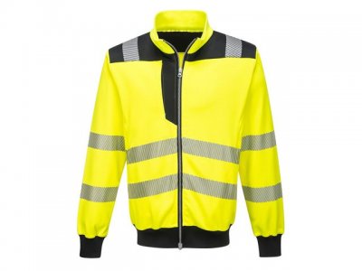 Ziptröja varsel PW370 Hi-Vis Kl 2/3 M