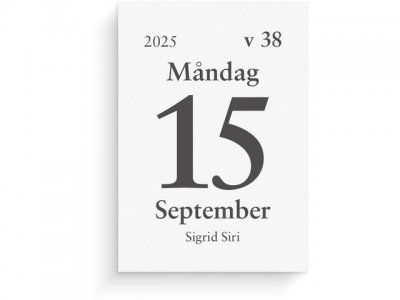 Dagblock 2025 44x63mm