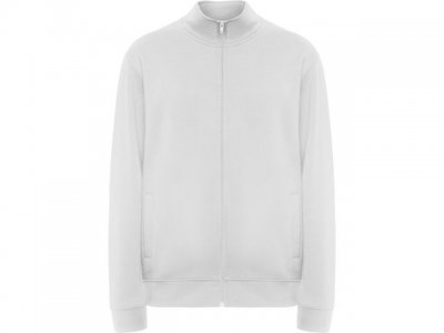 Sweater zip PF ulan unisex vit 2XL