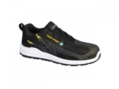 Skyddsko PW FC06 S1PS SR FO sv/gul 44