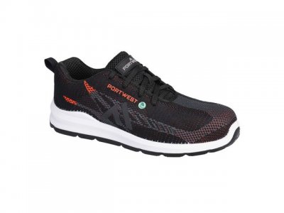 Skyddsko PW FC06 S1PS SR FO sv/röd 37