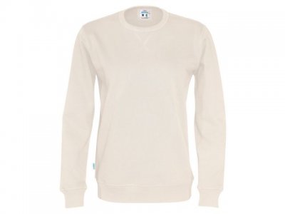 Sweatshirt Crew Neck hr GOTS offwh S