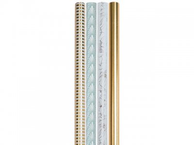 Presentpapper 2mx0,70m metallic mix