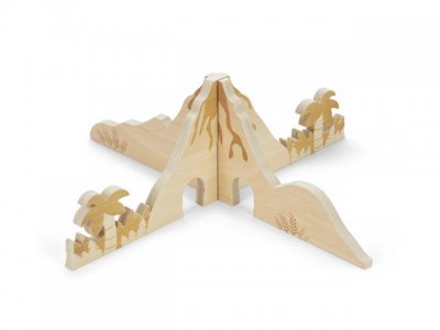 Byggset Dinosaurievärld I trä