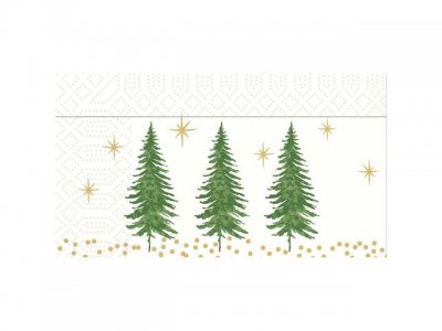 Servetter DUNI Trees 2ply 33x33cm 300/fp