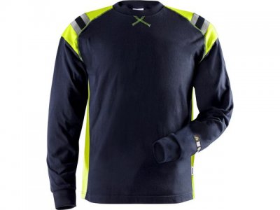 Långärmad T-shirt Flam 7072 Marin 2XL