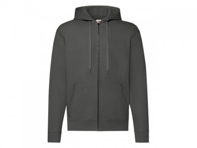 Zip Hoodie FRUIT antracitgrå L